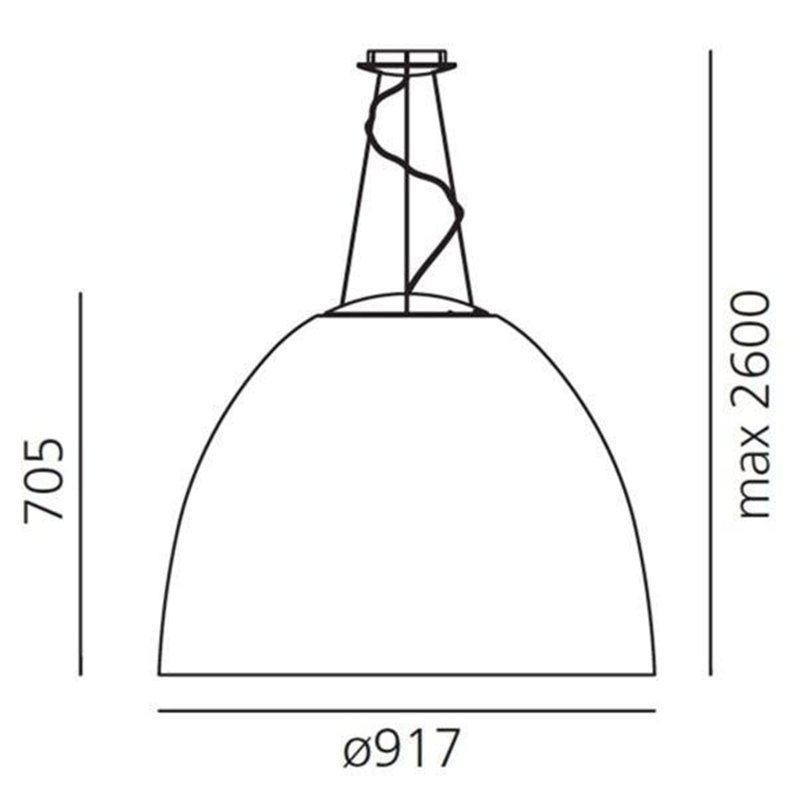 Artemide NUR 1618 Acoustic Lampe à Suspension