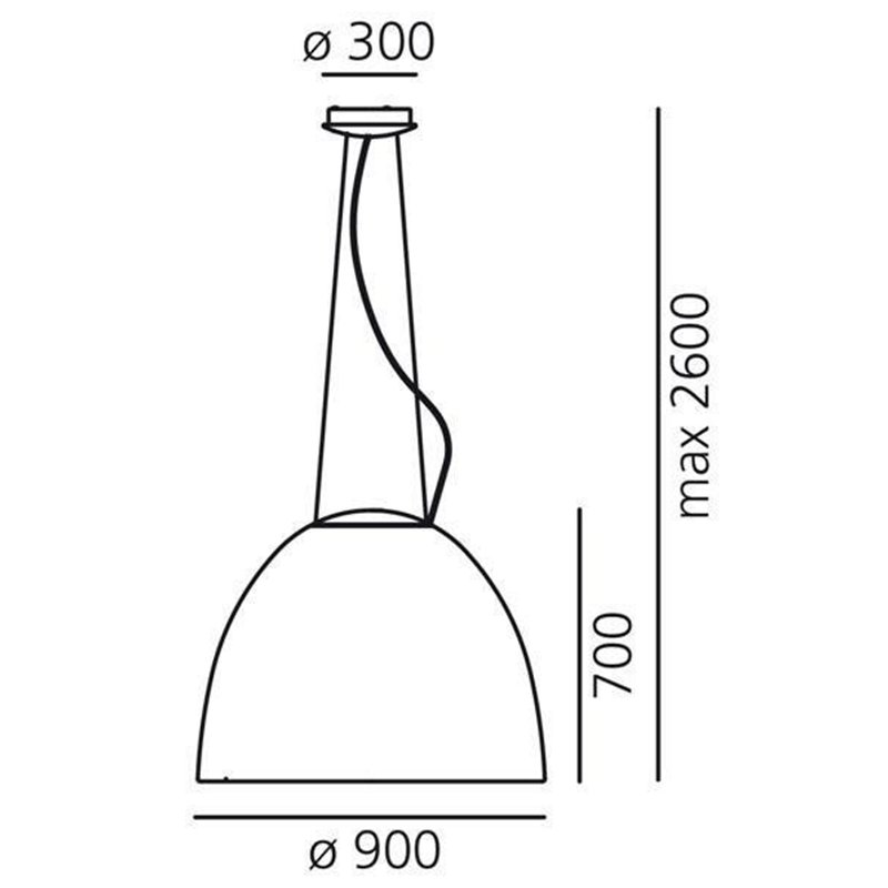 Artemide Nur 1618 Lampe à Suspension
