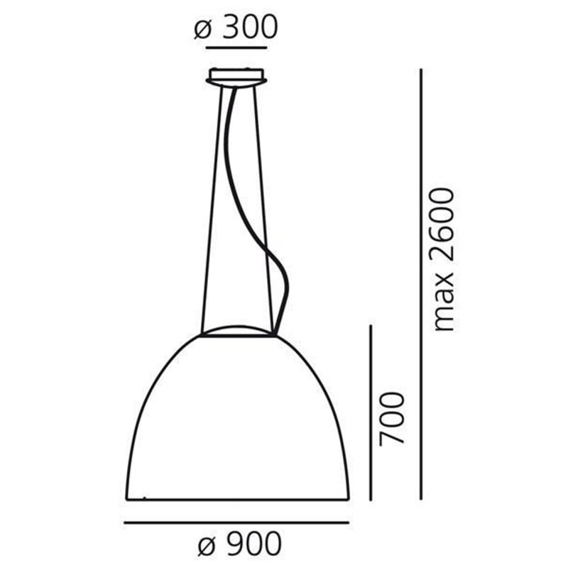 Artemide Nur 1618 Led Lampe à Suspension