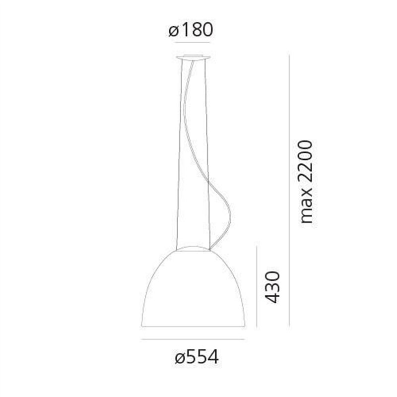 Artemide Nur Led Lampe à Suspension