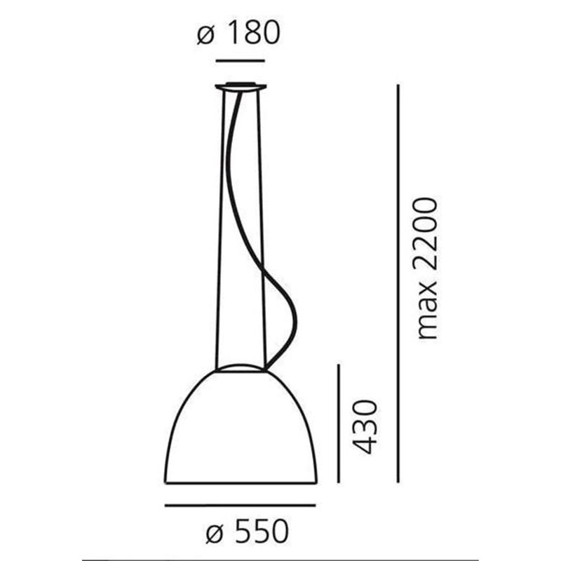 Artemide Nur Gloss Led Lampe à Suspension