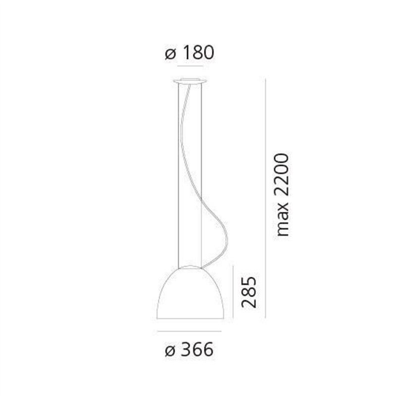 Artemide Nur Mini Led Lampe à Suspension