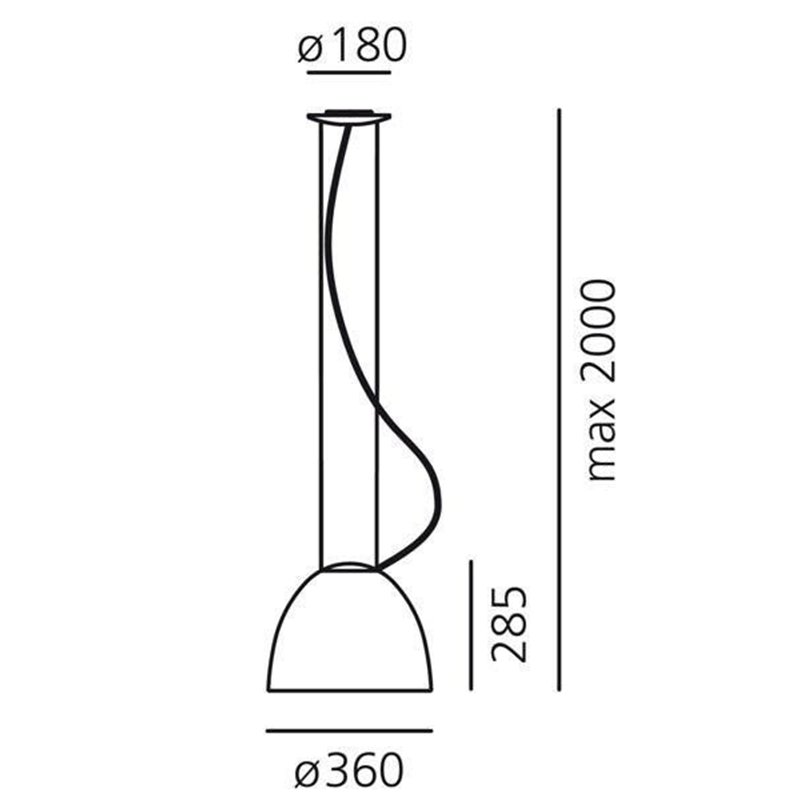 Artemide Nur Mini Lampe à Suspension