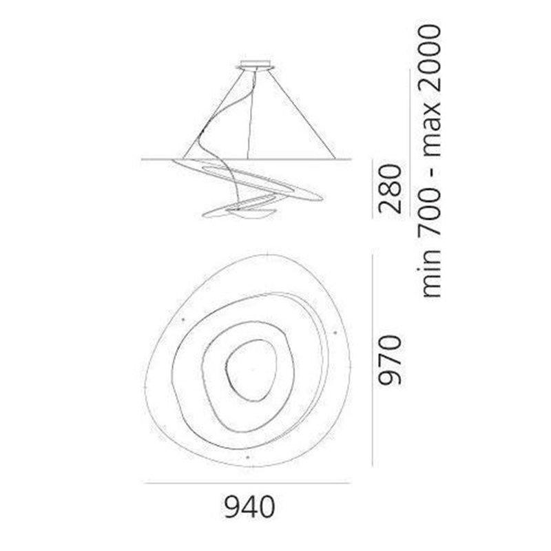 Artemide Pirce Lampe à Suspension