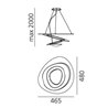 Artemide Pirce Micro Led Lampe à Suspension