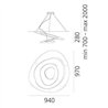 Artemide Pirce Mini Lampe à Suspension