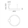 Artemide Ripple 90 Lampe à Suspension