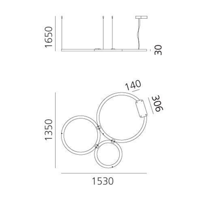 Artemide Ripple Cluster 3 Lampe à Suspension