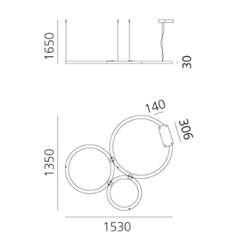 Artemide Ripple Cluster 3 Lampe à Suspension