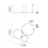 Artemide Ripple Cluster 3 Lampe à Suspension
