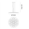 Artemide Silent Field 2.0 direct+indirect Lampe à Suspension