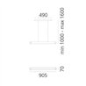 Artemide Talo Led 120 S Lampe à Suspension