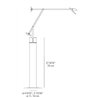 Artemide Tizio, Tizio Led Lampadaire Basis