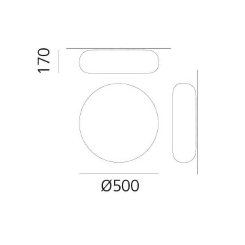 Artemide Itka 50 Applique / Plafonnier