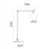 Artemide Tolomeo Maxi Floor