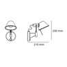 Artemide Tolomeo Micro Faretto Wall no switch