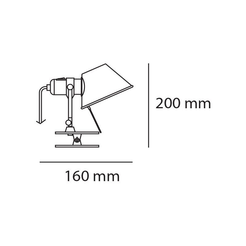 Artemide Tolomeo Micro Pinza Led