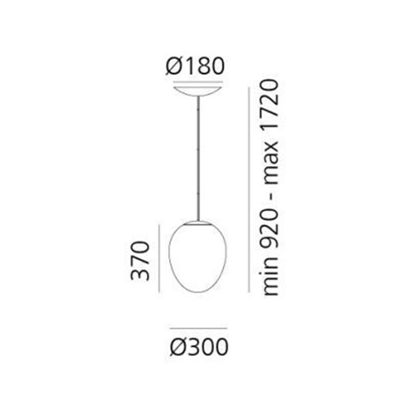 Artemide Stellar Nebula Medium lampe a suspension