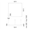 Artemide Alphabet Of Light Square 180 suspension lamp