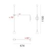 Artemide Ixa Arm Wandlampe