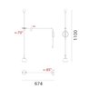 Artemide Ixa Arm Plug Wandlampe