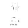 Artemide Unterlinden applique