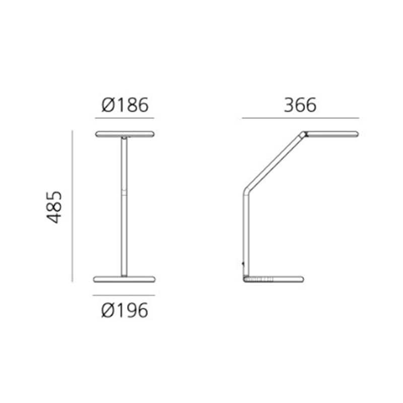 Artemide Vine Light Pure Integralis lampe de table