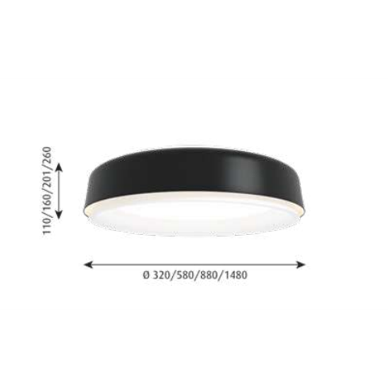 Louis Poulsen Lp Grand Surface Mounted Led ⌀880 Plafonnier