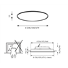 Louis Poulsen Lp Slim Round Recessed ⌀250 Plafonnier
