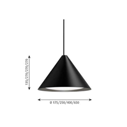 Louis Poulsen Keglen ⌀250 Suspension