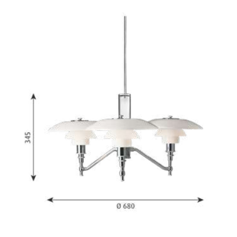 Louis Poulsen Ph 3/2 Academy Suspension