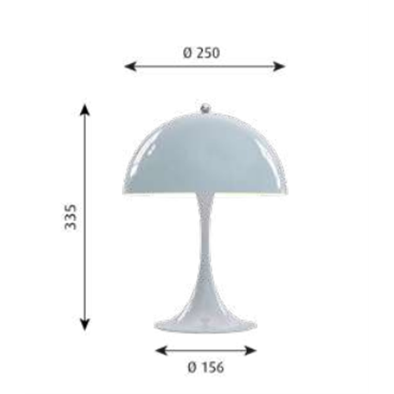 Louis Poulsen Panthella 250 Table Lamp Lampe De Table