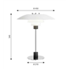 Louis Poulsen Ph 4/3 Table Lampe De Table