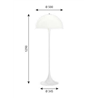 Louis Poulsen Panthella Floor Lampe De Sol