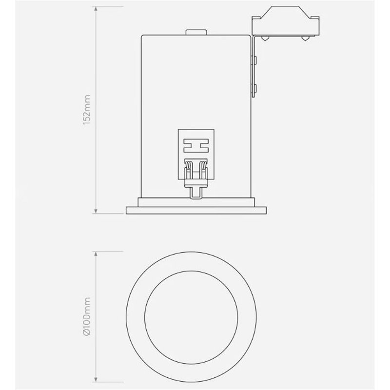 Astro Taro Round Fire-Rated spot encastré