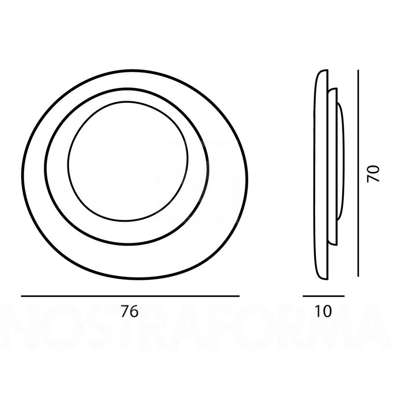 Foscarini Bahia Wall/Ceiling / Decken- / Wandlampe