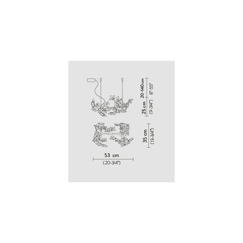 SLAMP Hanami Lampe suspendue small