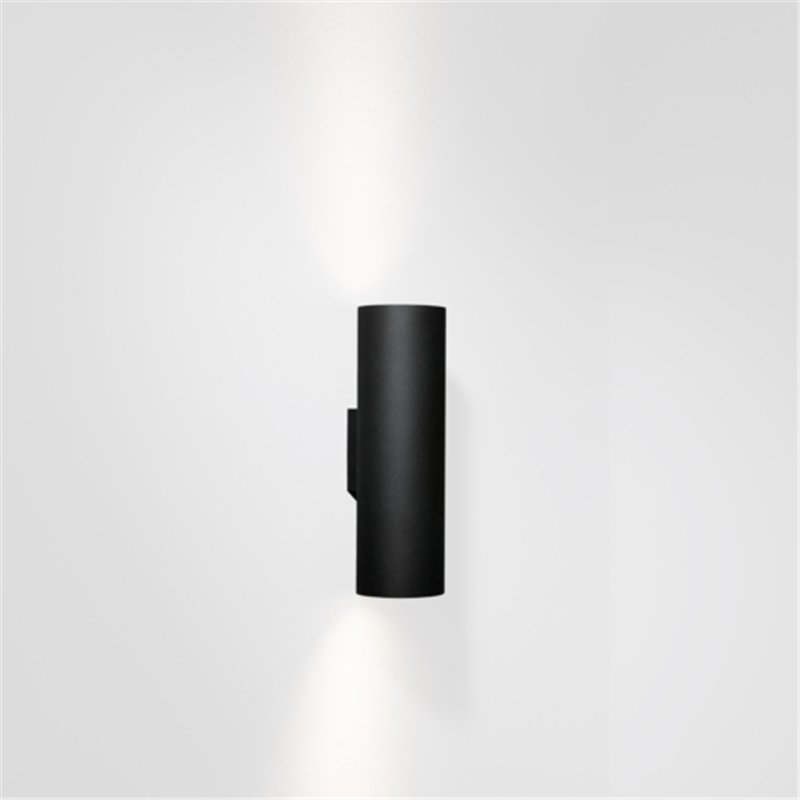 Modular Lotis tubed wall 2x GU10 Applique - Noir + or - Outlet