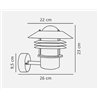 Nordlux Vejers [IP54] applique - Outdoor