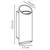 Nordlux Nico [IP54] Ronde 22 applique - Outdoor