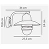 Nordlux Nibe [IP54] applique - Outdoor