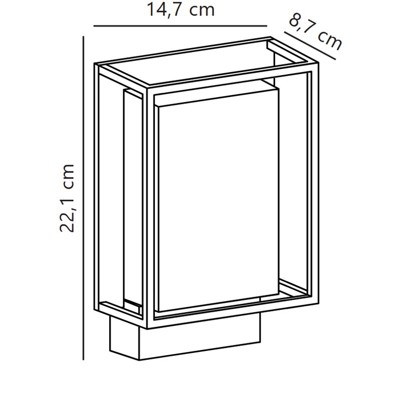 Nordlux Nestor [IP44] applique - Outdoor