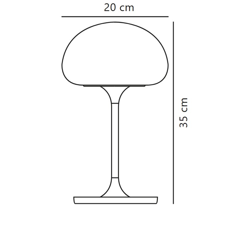 Nordlux Sponge On A 16 [IP65] 3-step Dim Battery lampe de table - Outdoor