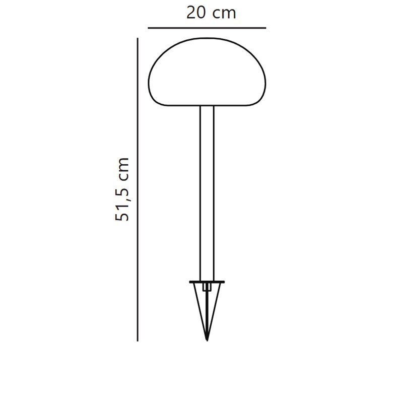Nordlux Sponge 15 [IP65] 3-step Dim Battery Gartenbeleuchtung - Outdoor