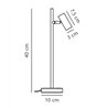 Nordlux Omari 3 Touch Dim lampe de table