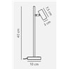 Nordlux Omari 3 Touch Dim lampe de table