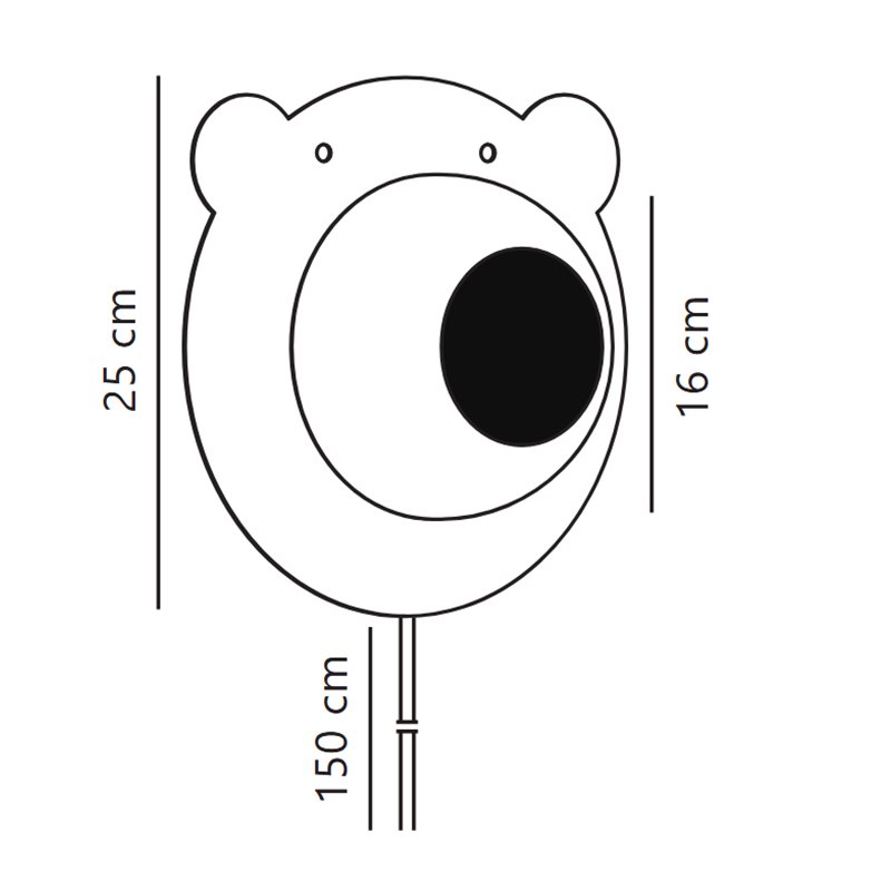 Nordlux Bruna Bear applique