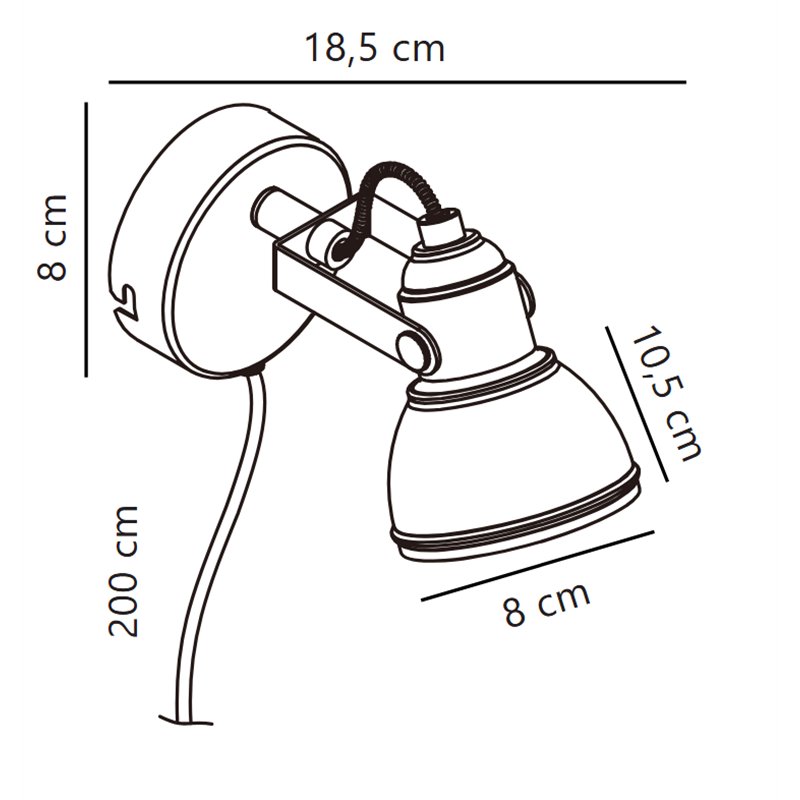 Nordlux Aslak 8 applique
