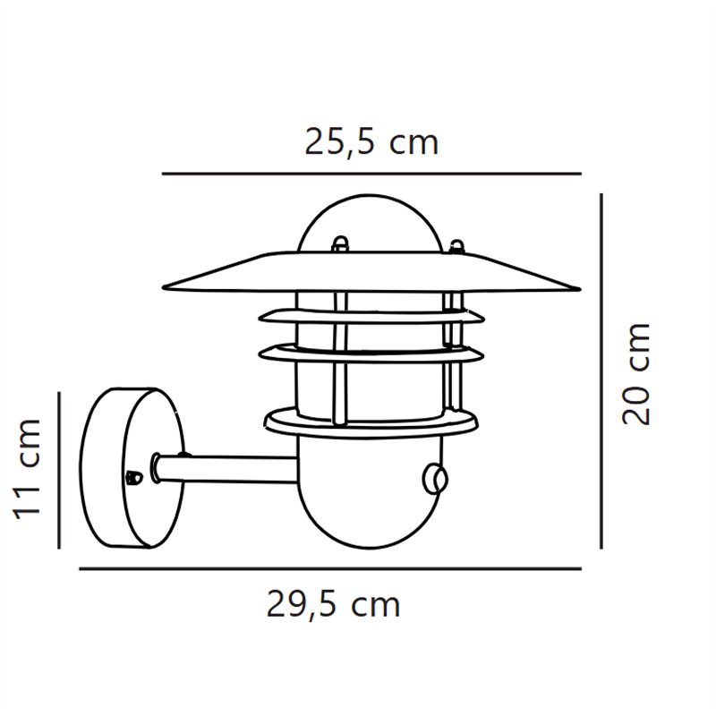 Nordlux Agger Sensor [IP54] applique - Outdoor