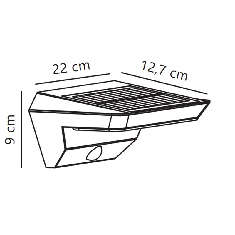 Nordlux Agena Solar Sensor [IP44] applique - Outdoor